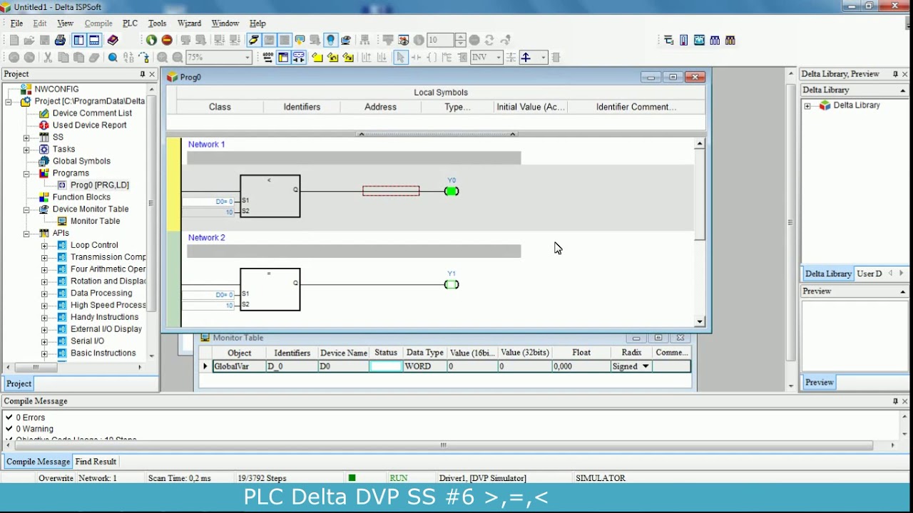 ISPSoft простые инструкции/simple instructions