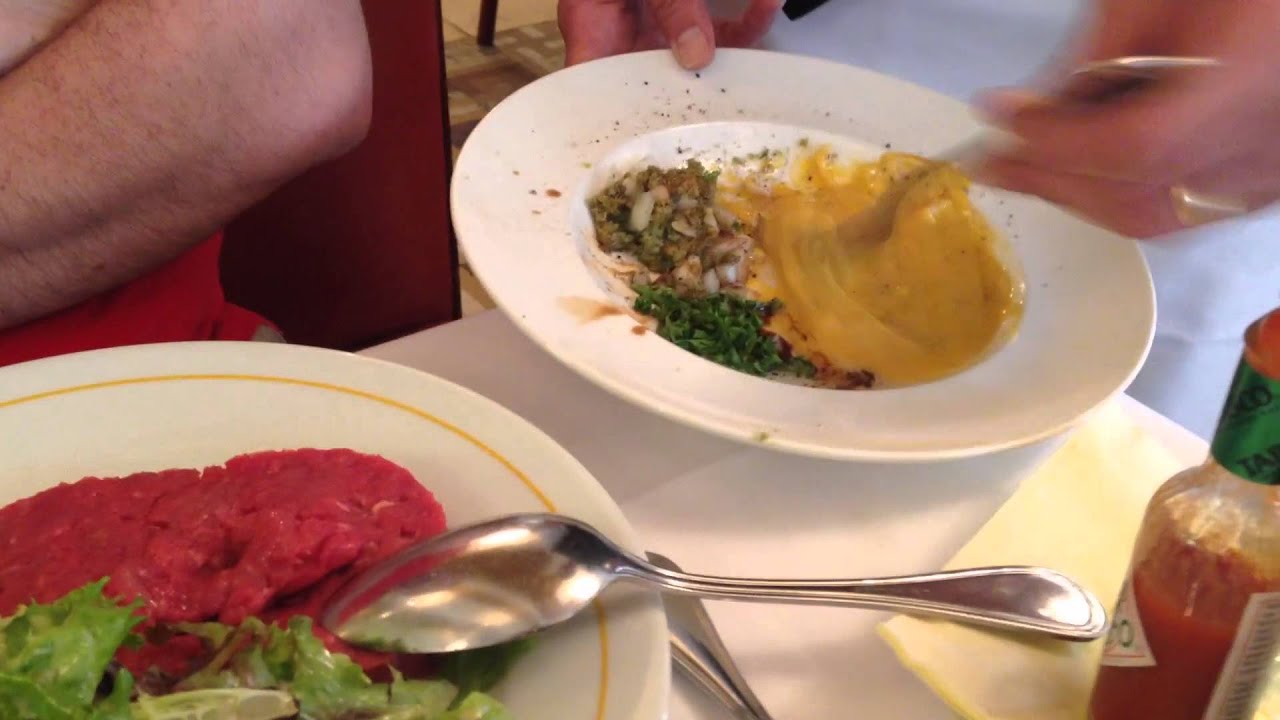 Tartare de filet de Boeuf à la Brasserie Georges