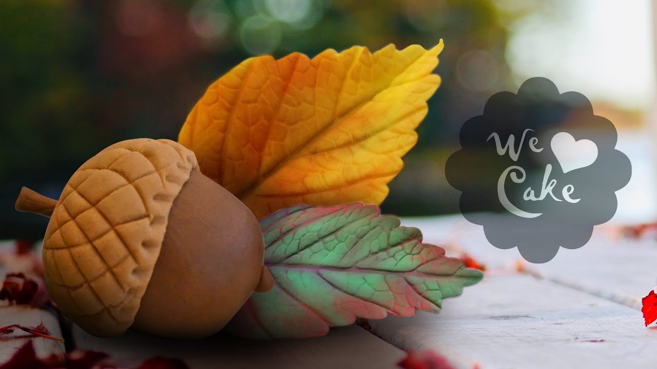 How to Make Realistic Fall Leaves Cake Topers