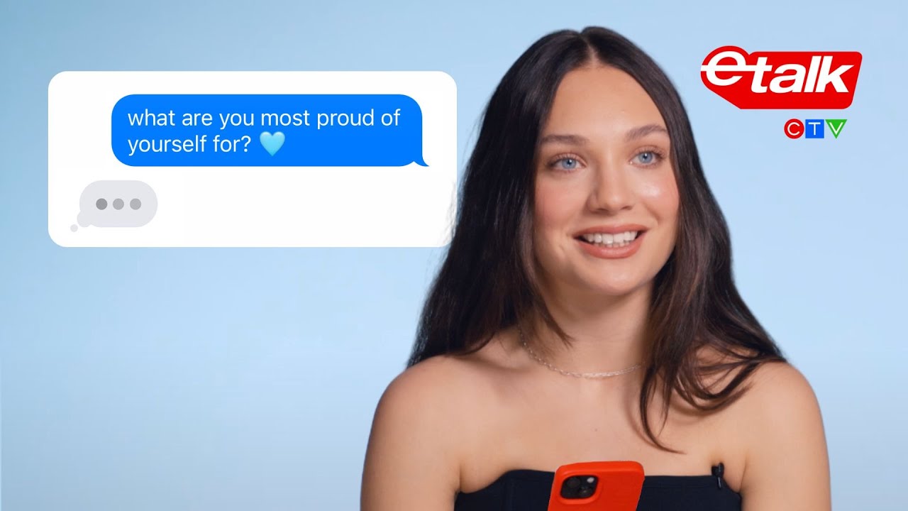 Maddie Ziegler Texts Her Fans | Etalk