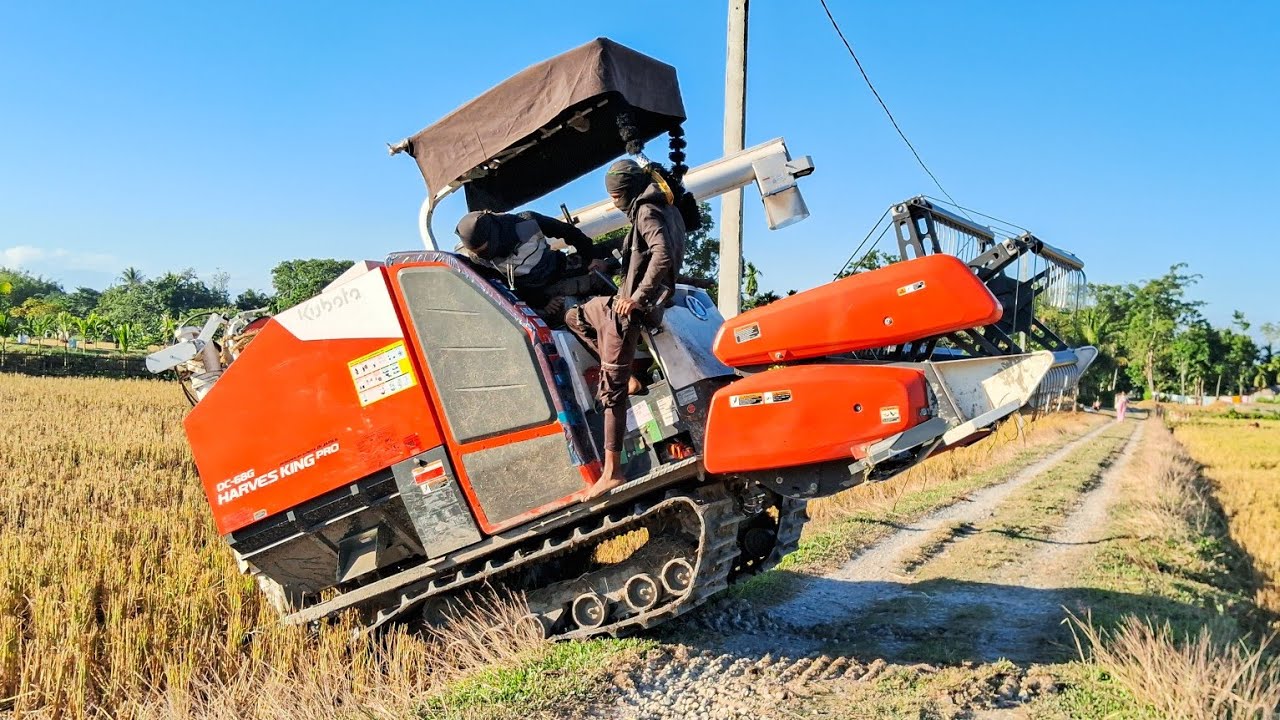 Kubota DC-68G Harves King Pro 90 HP Harvester Machine New Model 2024 | Harvester Machine