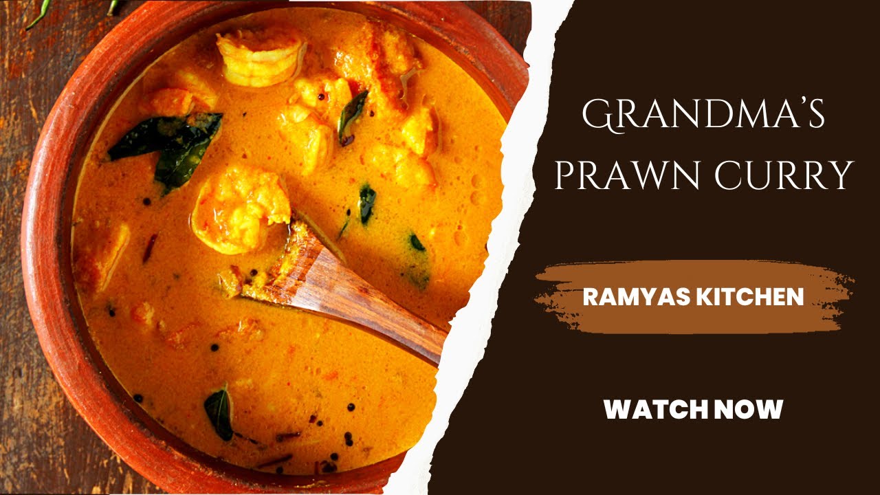 Prawn curry | Watch now | kerala traditional | ramyas kitchen