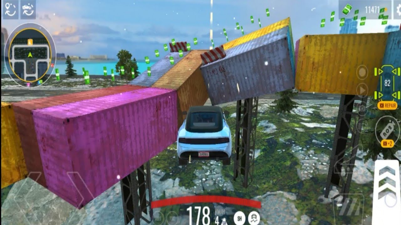 DACIA VOLKSWAGEN 3D FORD BMW COLOR POLICE NEW CAR TRANSPORTING WITH TRUCKS#motorbikeriding #games 