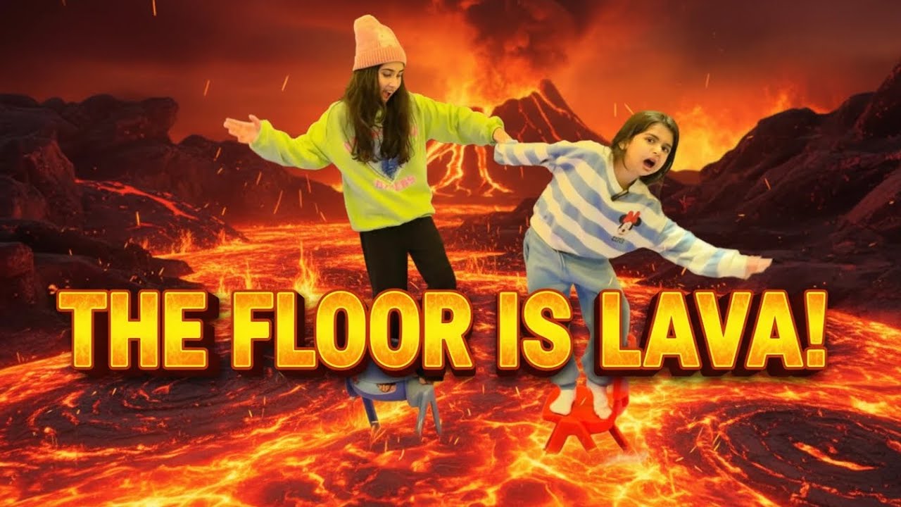 The Floor Is Lava! 🌋🔥 Fun Kids Game | Jump & Play at Home