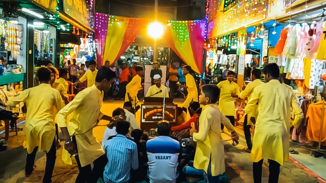 श्री देव रवळनाथ प्रासादिक भजन मंडळ ,कुवळे परबवाडी यांचा भजनी नाच...उभ्याने वारकरी भजन!