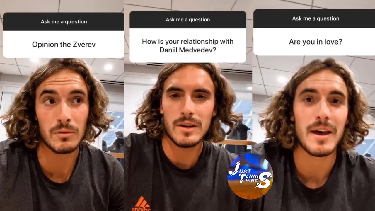 Stefanos Tsitsipas answers fan questions - Talks about Osaka, Medvedev, Zverev, Kyrgios and others