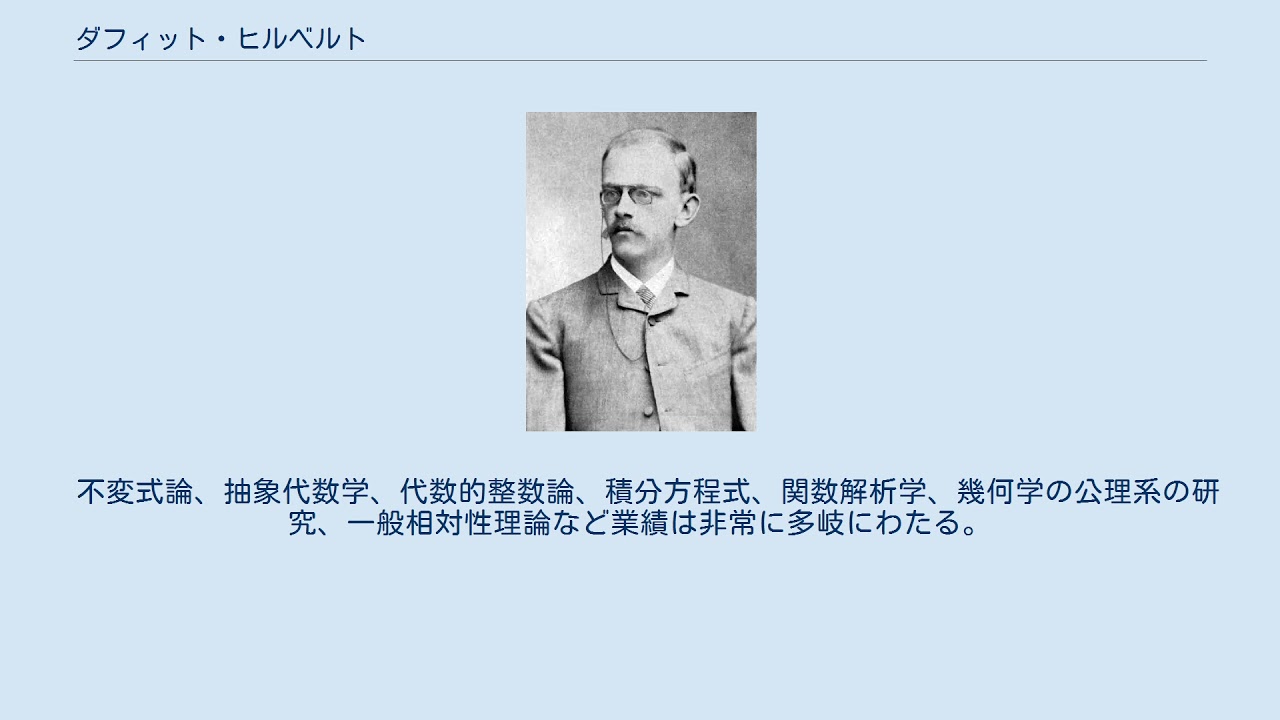 ダフィット・ヒルベルト