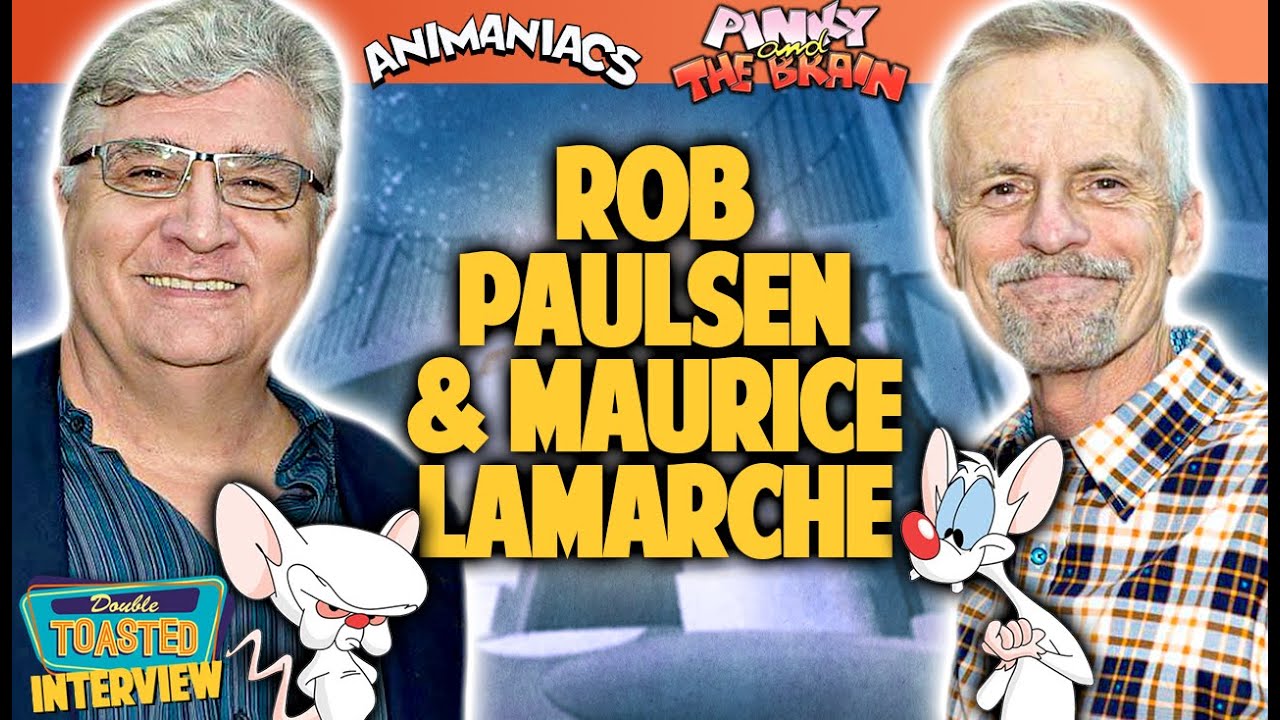 ROB PAULSEN AND MAURICE LAMARCHE | VOICES OF PINKY AND THE BRAIN | Double Toasted