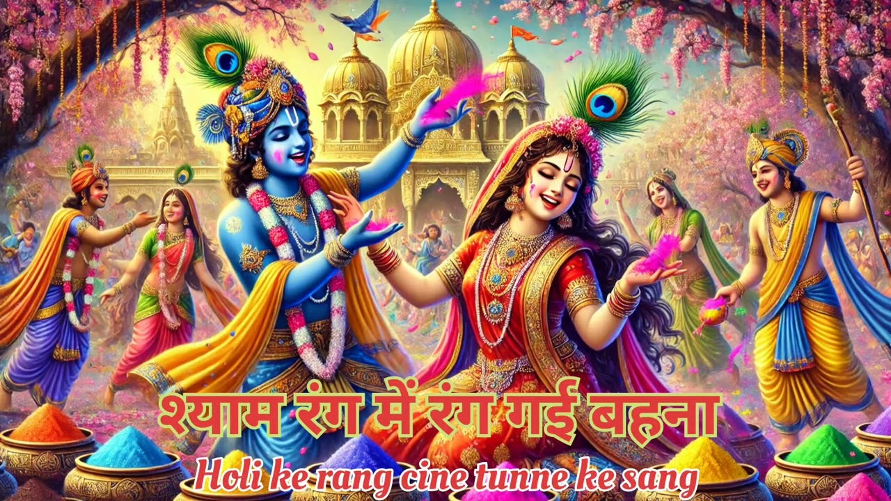 श्याम रंग में रंग गई बहना ।। #holispecial #holisong #holikerang #holi #holi2025 #newholisong
