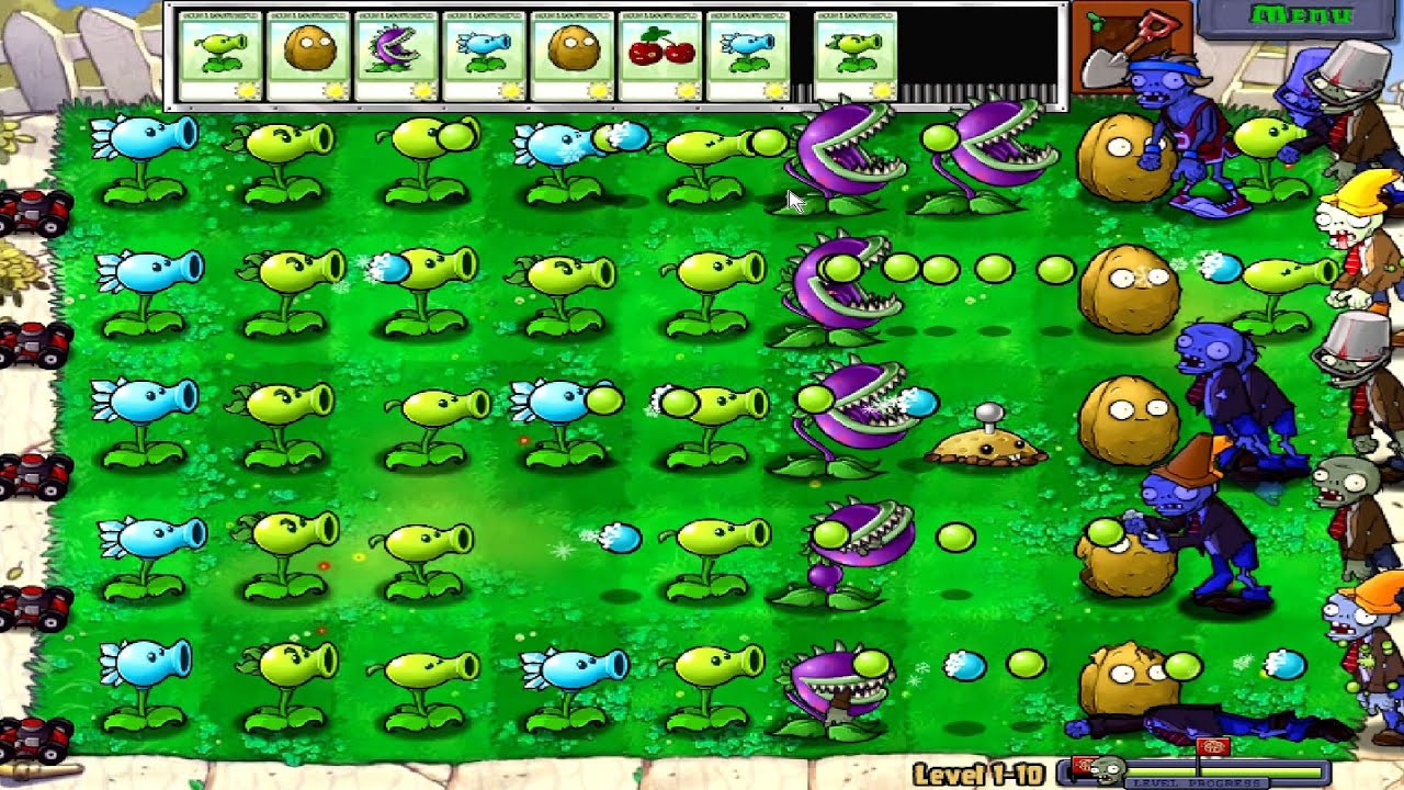 Plants VS. Zombies (PC) // Приключение (День) - Полное прохождение (100%)