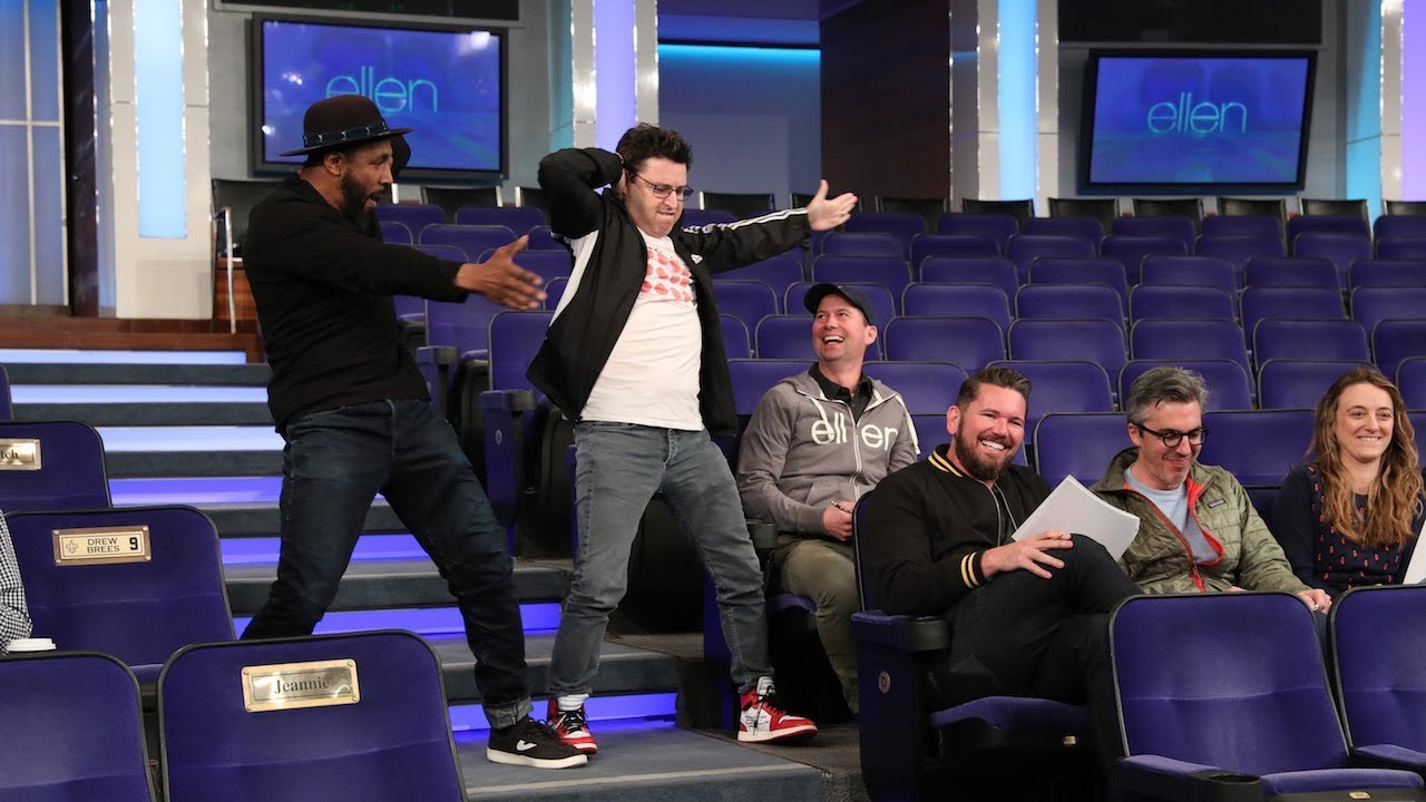 Behind the Scenes: Andy Dances with tWitch During Rehearsal