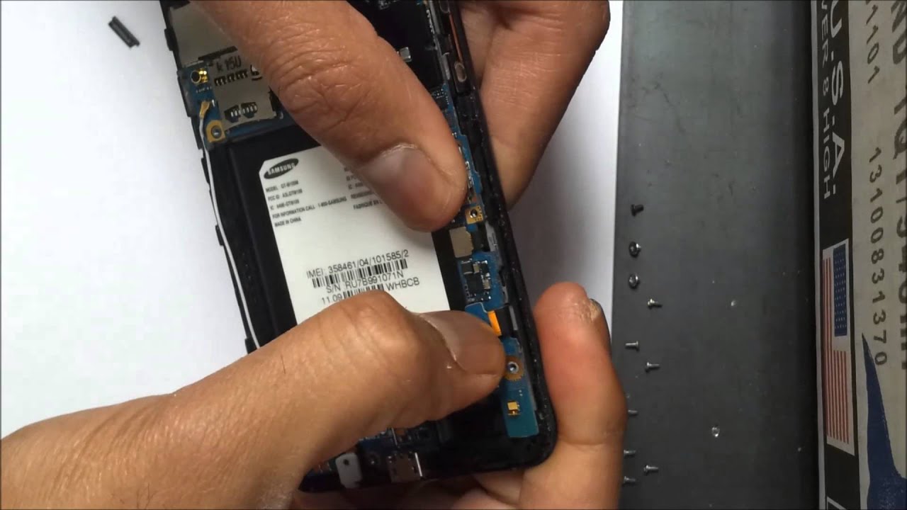 Samsung Galaxy S2  I9100M Taking apart Replace Charging Port