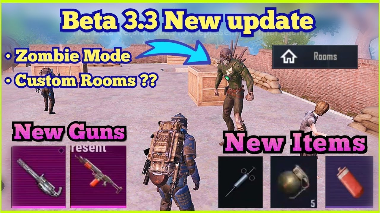 Metro Royale beta 3.3 New Zombie Mode | New items🤔
