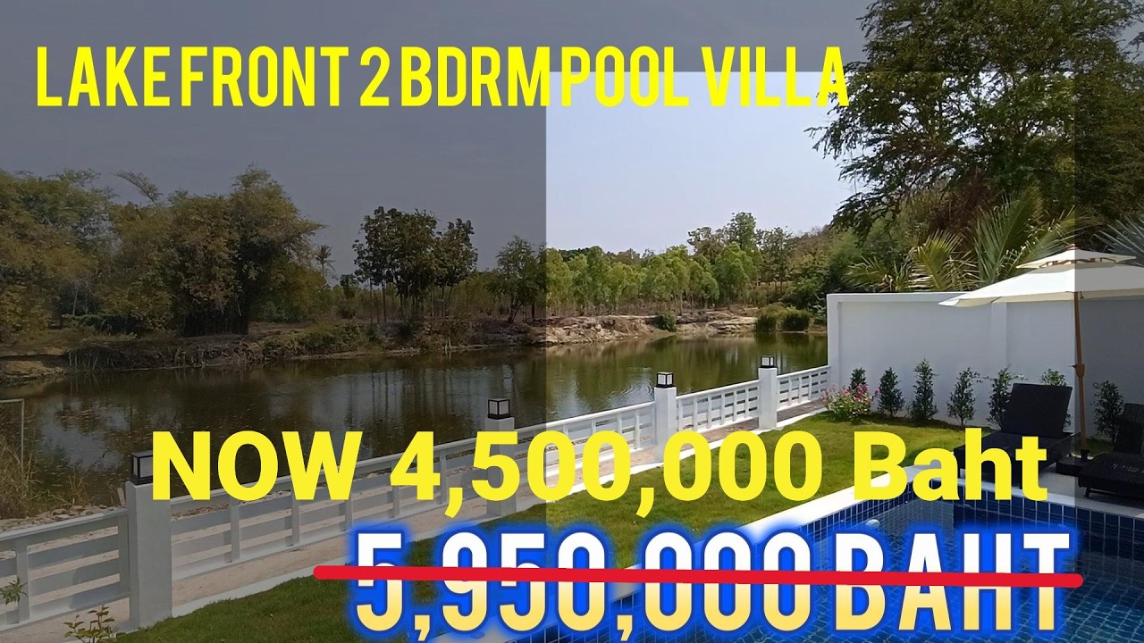 🔥 PRICE REDUCED! from 6.9 M to 5.95 M Baht!!!: 𝗙𝗨𝗟𝗟𝗬 𝗥𝗘𝗠𝗢𝗗𝗘𝗟𝗘𝗗 𝗟𝗔𝗞𝗘𝗙𝗥𝗢𝗡𝗧 𝗩𝗜𝗟𝗟𝗔🔥