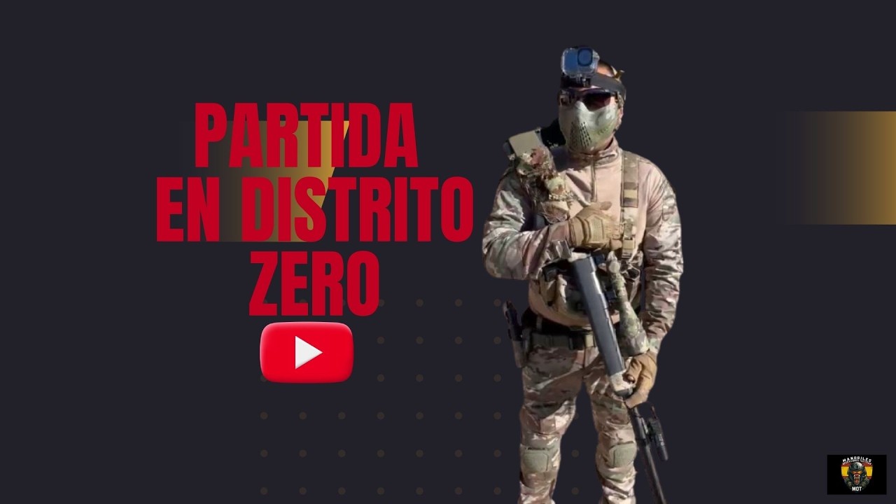 Primera partida airsoft en DISTRITO ZERO (VALENCIA) SNIPER + HI CAPA TOKIO MARUI