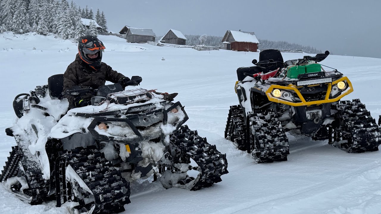 FIRST RIDE OF 2026 CAN AM OUTLANDER 1000R APACHE BACKCOUNTRY TRACK  4K
