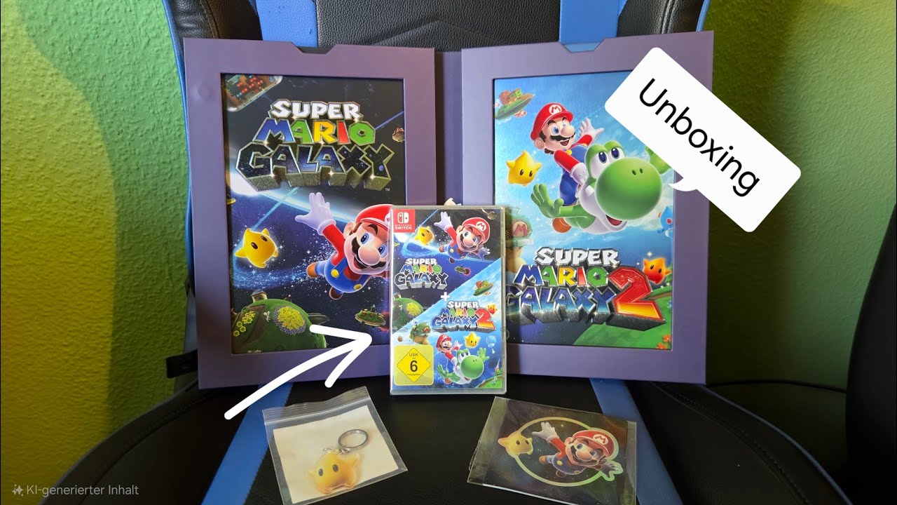 Super Mario Galaxy 2 Sammler Edition für Nintendo Switch Unboxing 