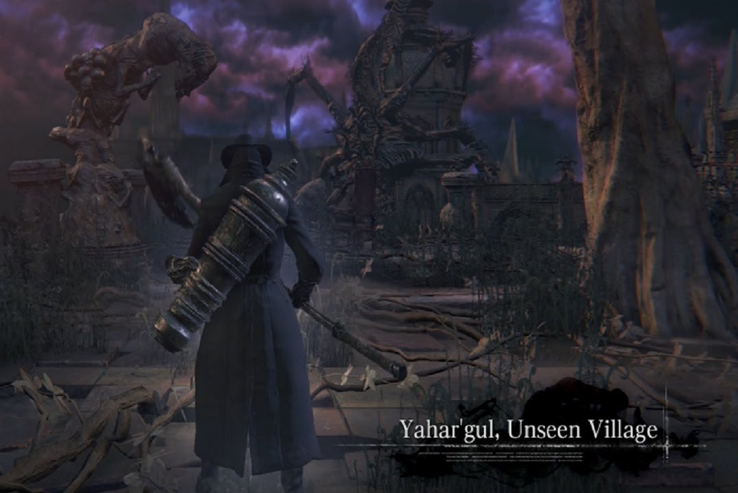 Bloodborne Get to Yahar'gul Unseen Village Lamp Save Point