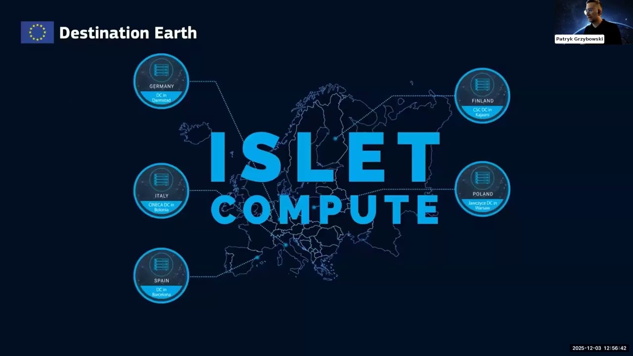 Webinar: ISLET – When infrastructure matters – using cloud resources of Destination Earth Data Lake