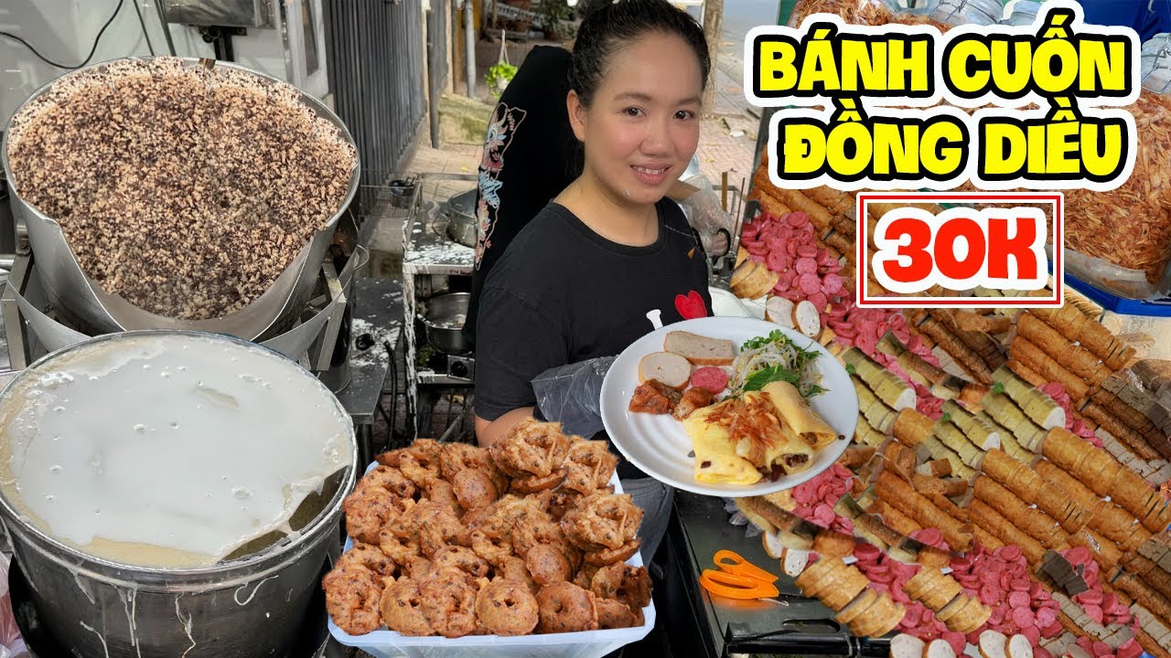 Bánh Cuốn Đồng Diều 30K 100% Nguyên Liệu Nhà Làm Đảm Bảo Bánh Luôn Nóng Hổi