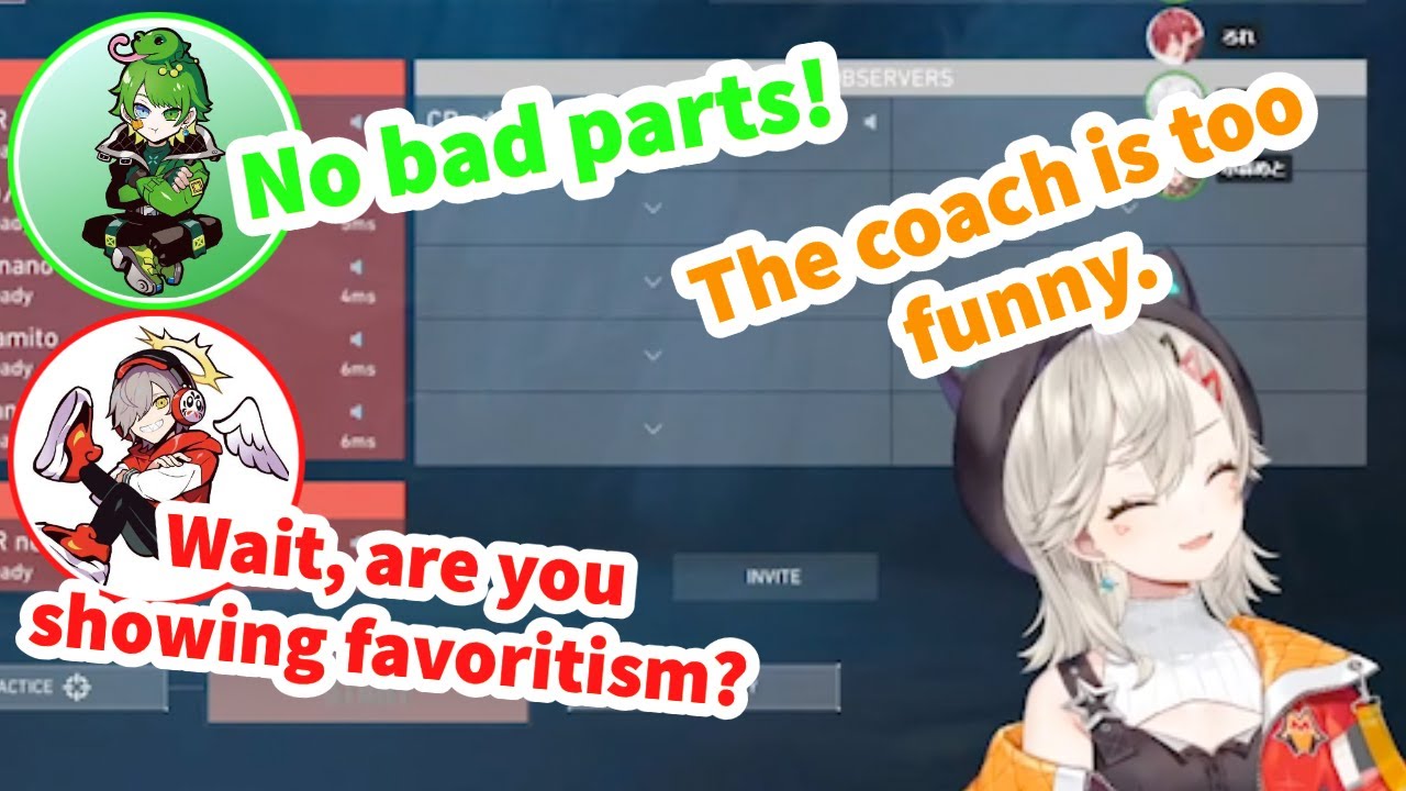 Coach Showing Favoritism to Met and Sumire【CR Cup Scrim Day 1】