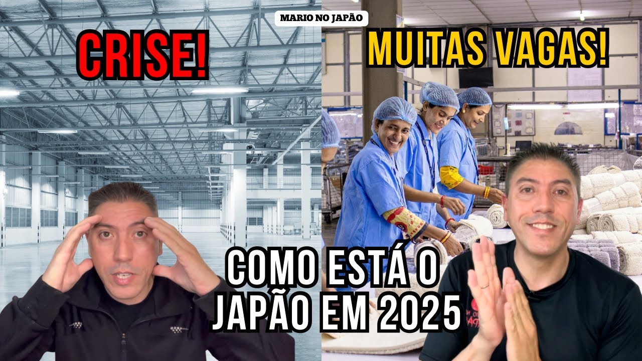 Trabalho no Jap&atilde;o em 2025 🇯🇵 Est&aacute; Dif&iacute;cil ou Tem MUITAS Vagas de Emprego? EU TE MOSTRO!