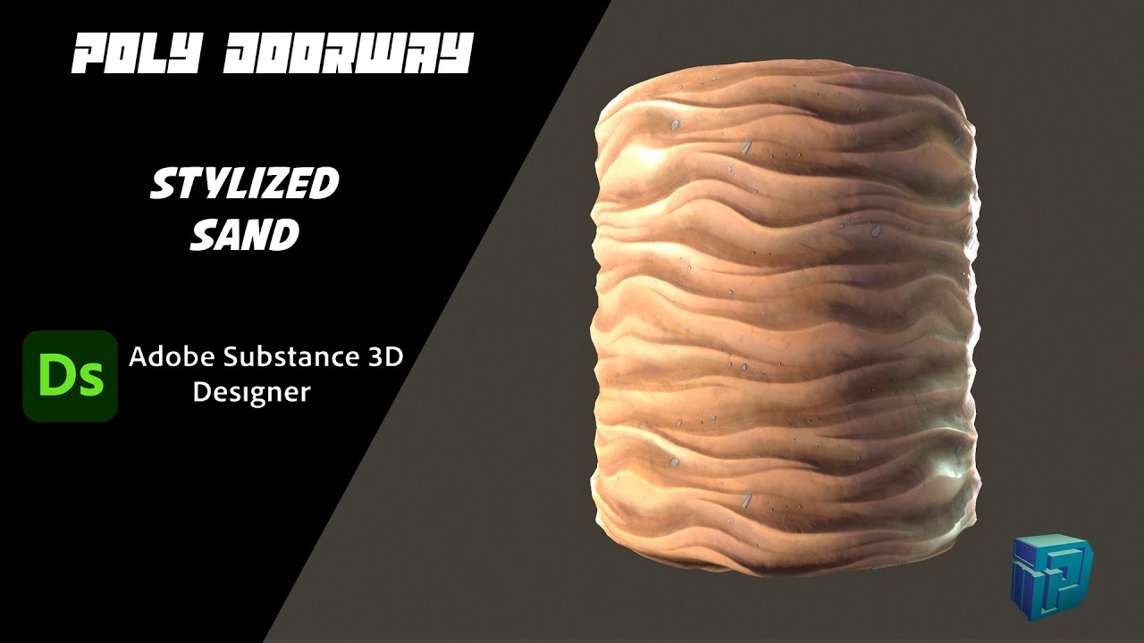 Stylized Sand - Substance Designer 3D