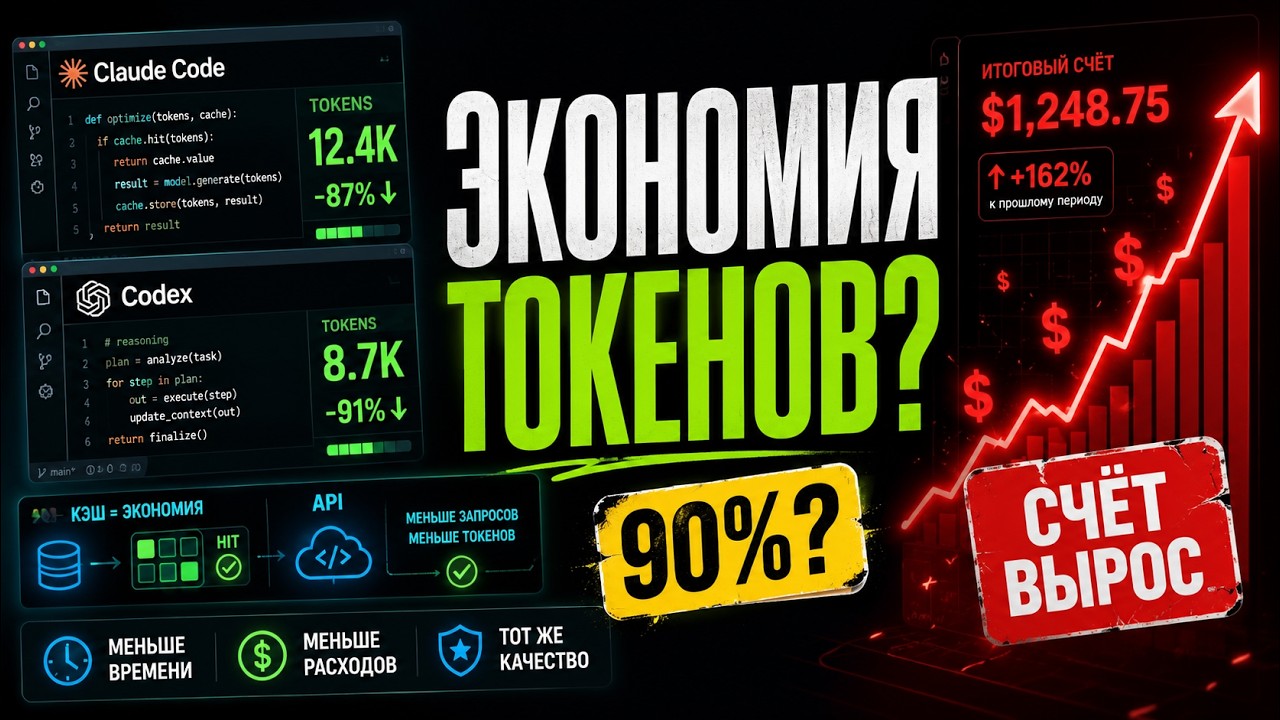 Реально ли экономить токены на Claude Code и Codex? Вся правда