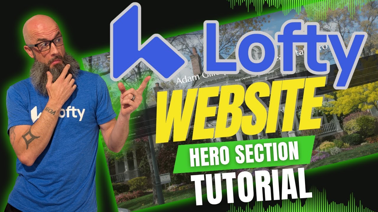 Lofty CRM Website Tutorial Hero Section