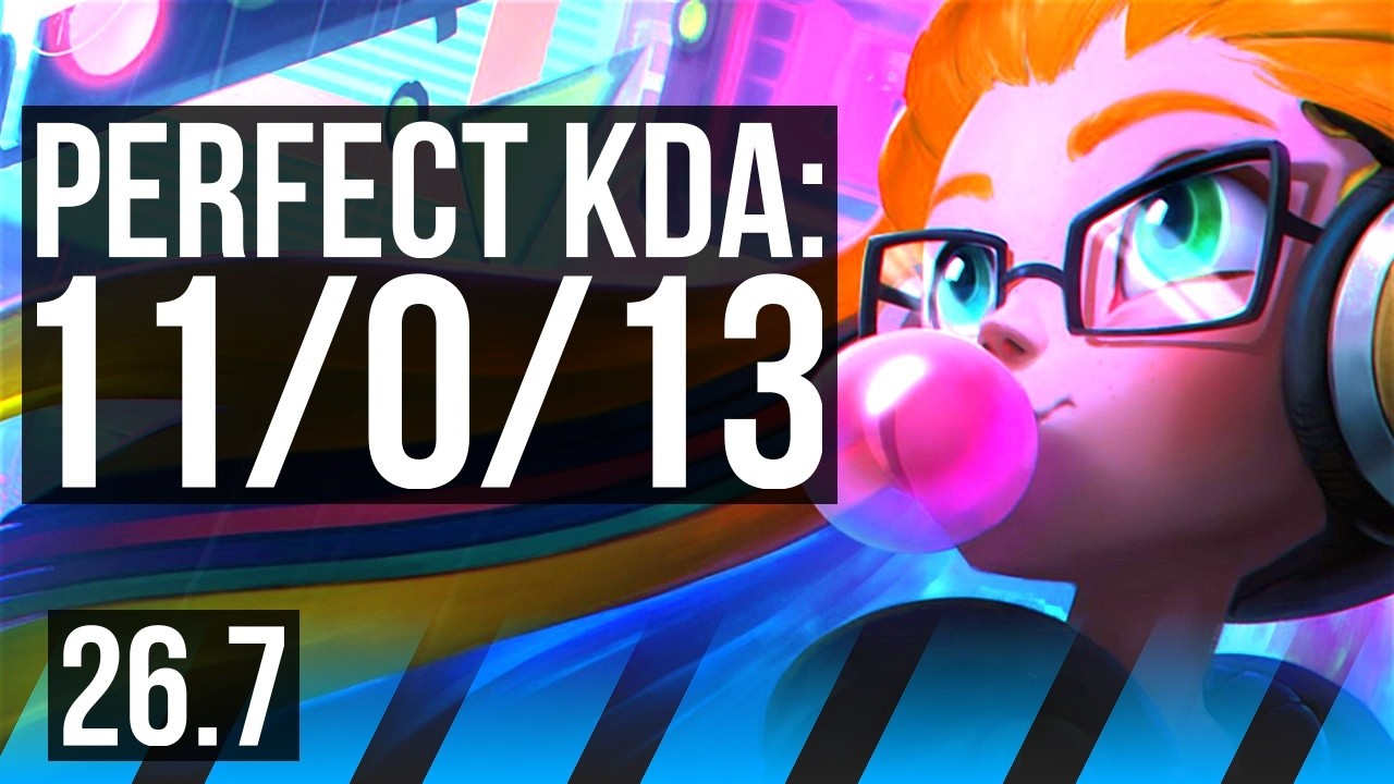 ZOE vs FIZZ (MID) | Perfect KDA: 11/0/13 | NA Master | 26.7