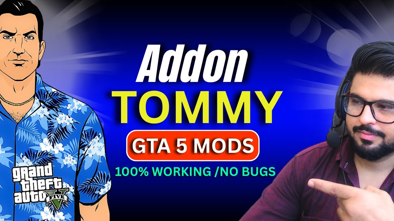 HOW TO INSTALL TOMMY VERCETTI IN GTA 5 | GTA 5 MODS | HINDI/URDU | TECH YOU