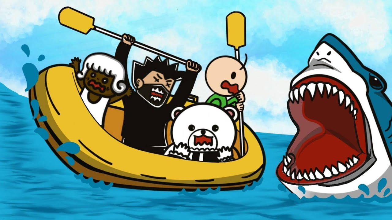 พายเรือไปเจอฉลาม Roblox