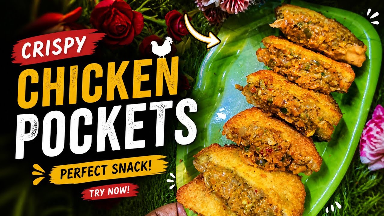 इफ्तार 🌙 स्पेशल बहुत ही ज्यादा लजीज क्रीमी चिकन पॉकेट्स#shortvideo #food #chikken #cooking 