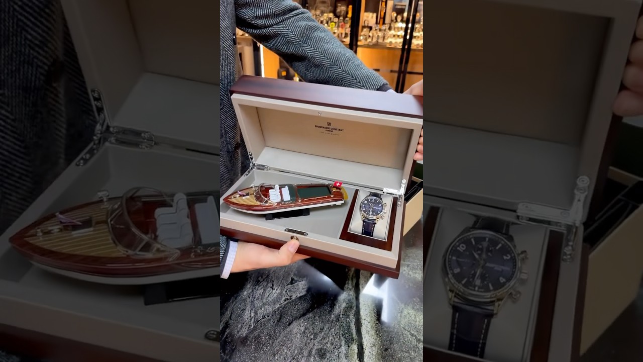 Unboxing a Limited-Edition Fr&eacute;d&eacute;rique Constant Runabout Chronograph. Video by @alizadewatchgallery