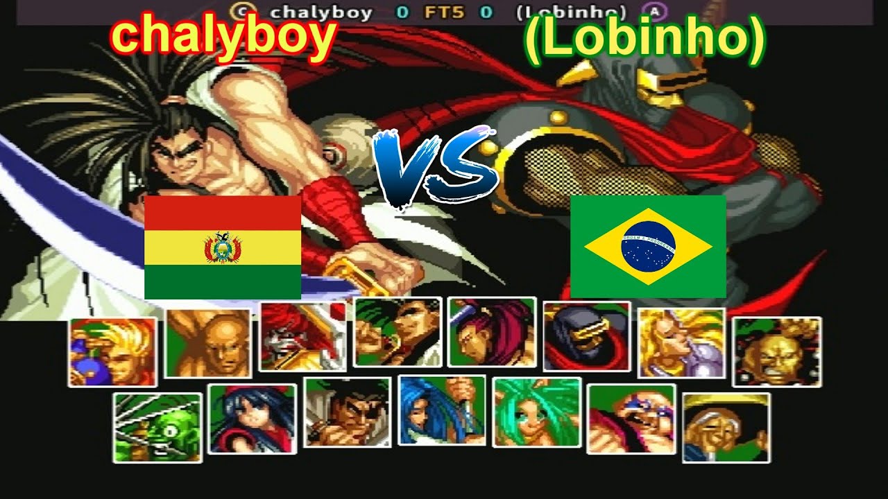 Samurai Shodown 2 - chalyboy vs (Lobinho) FT5