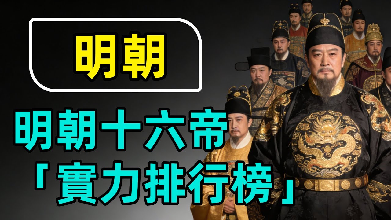 明朝十六帝實力排名：從開國雄主到亡國之君，竟然沒有一個是昏君？#明朝十六帝#明朝皇帝排名 #大明王朝#一口氣看完#歷史#知識#科普#助眠 #助眠歷史#聽歷史#歷史通鑒#古代史#中國歷史#中國古代史