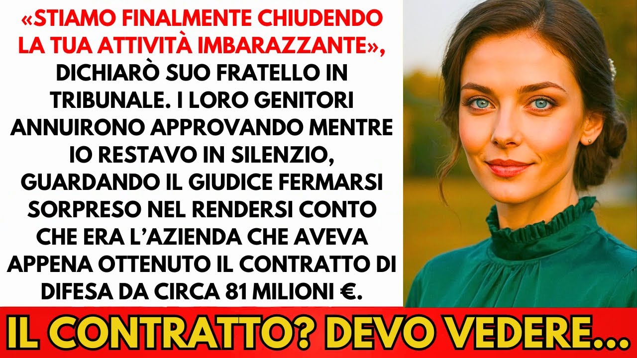 La Mia Famiglia Mi Ha Obbligato Ad Andare In Tribunale — Il Giudice Ha Riconosciuto La Mia Azienda