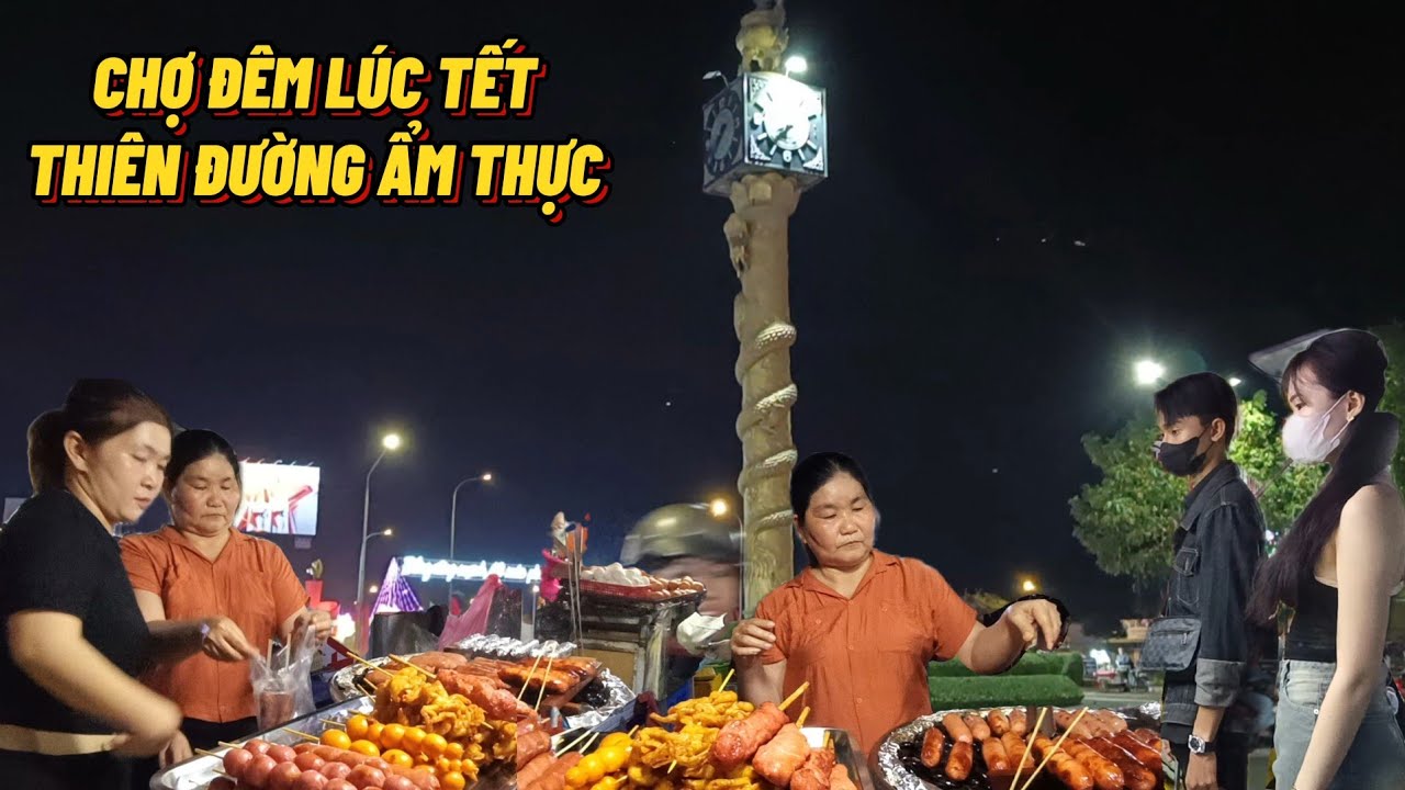Chợ Đêm Hậu Giang Lúc Tết Không Ngờ Thiên Đường Ẩm Thực #trungtinhtv