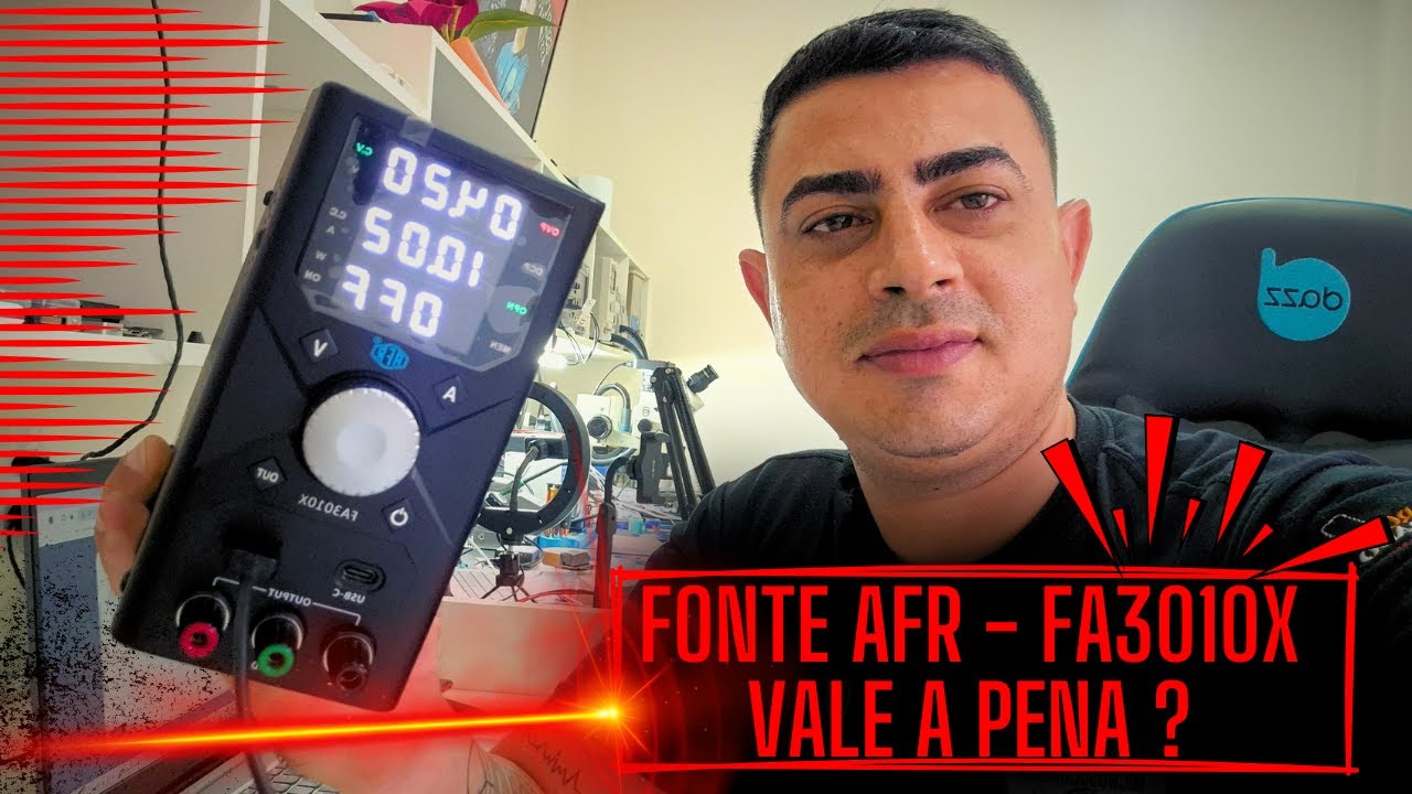 FONTE DE BANCADA AFR - FA3010X PARA TÉCNICOS DE CONSERTO DE CELULARES.