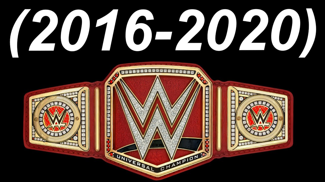 WWE Universal Championship History (2016-2020)