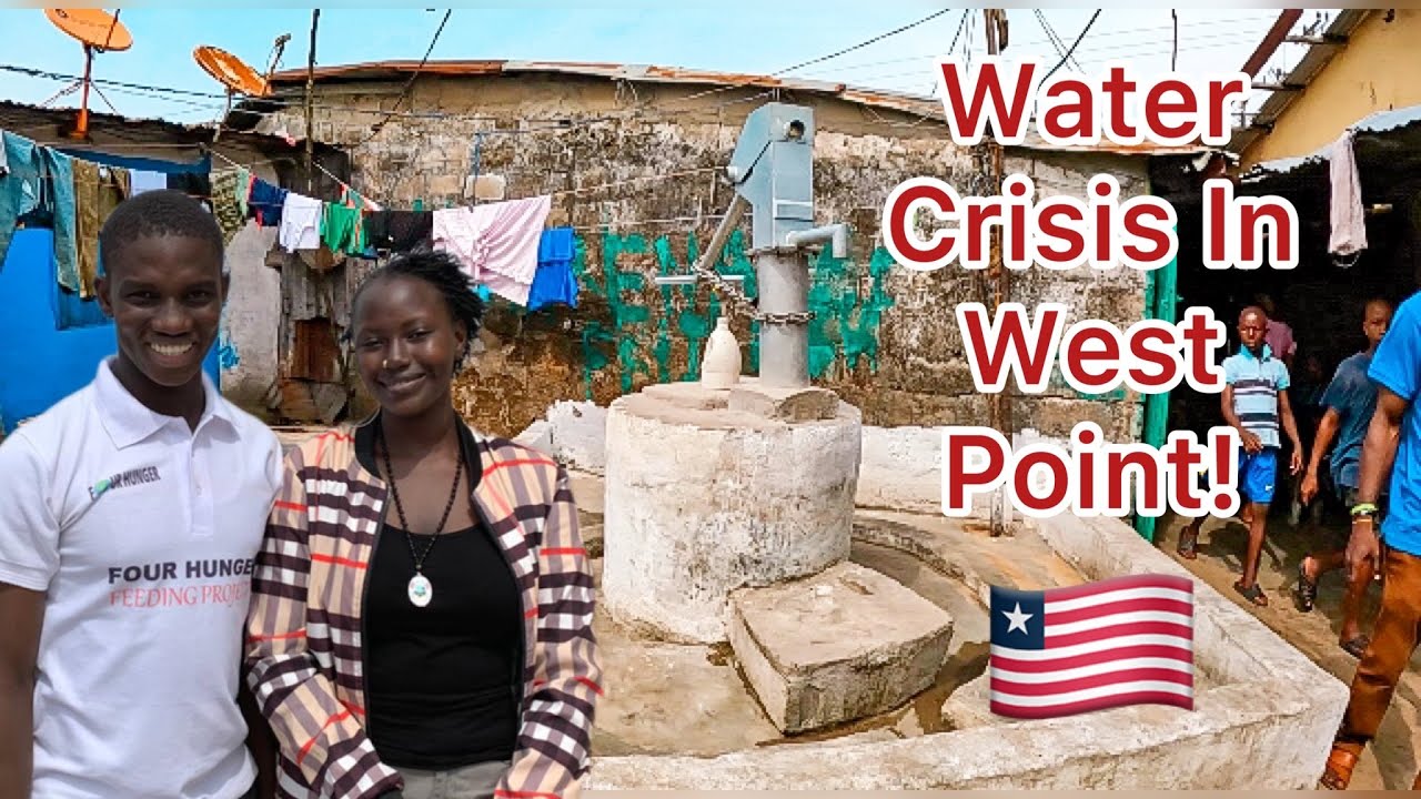 West Point|Water Crisis in Liberia's Biggest Slum Community||Buiding 28 Pumps with F🌎ur Hunger.🇱🇷