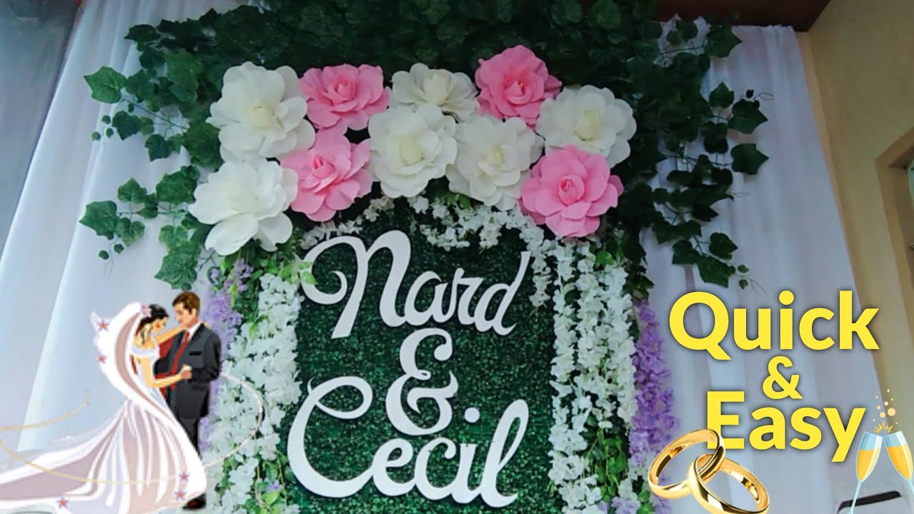 Affordable Wedding Decoration Ideas at Home