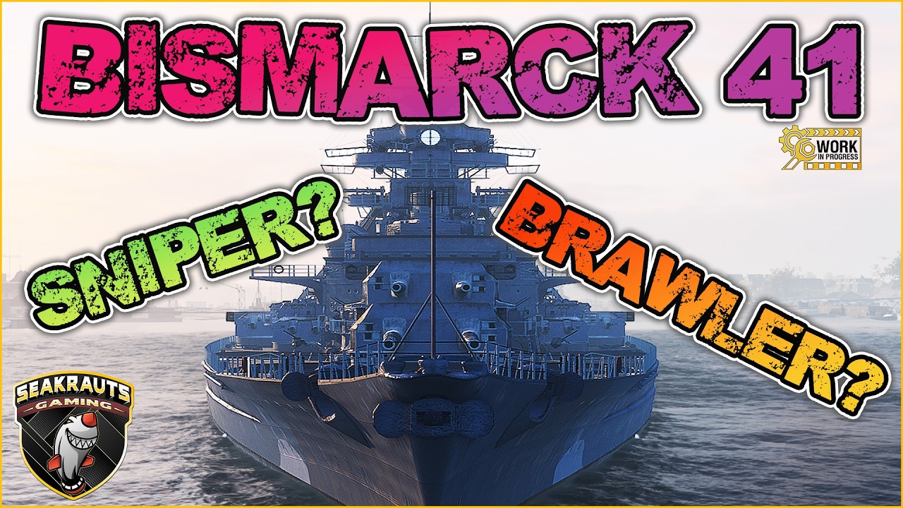 OP? 🛠️ BISMARCK'41 🛠️  Sniper & Brawler geht das?  😍  World of Warships ⚓