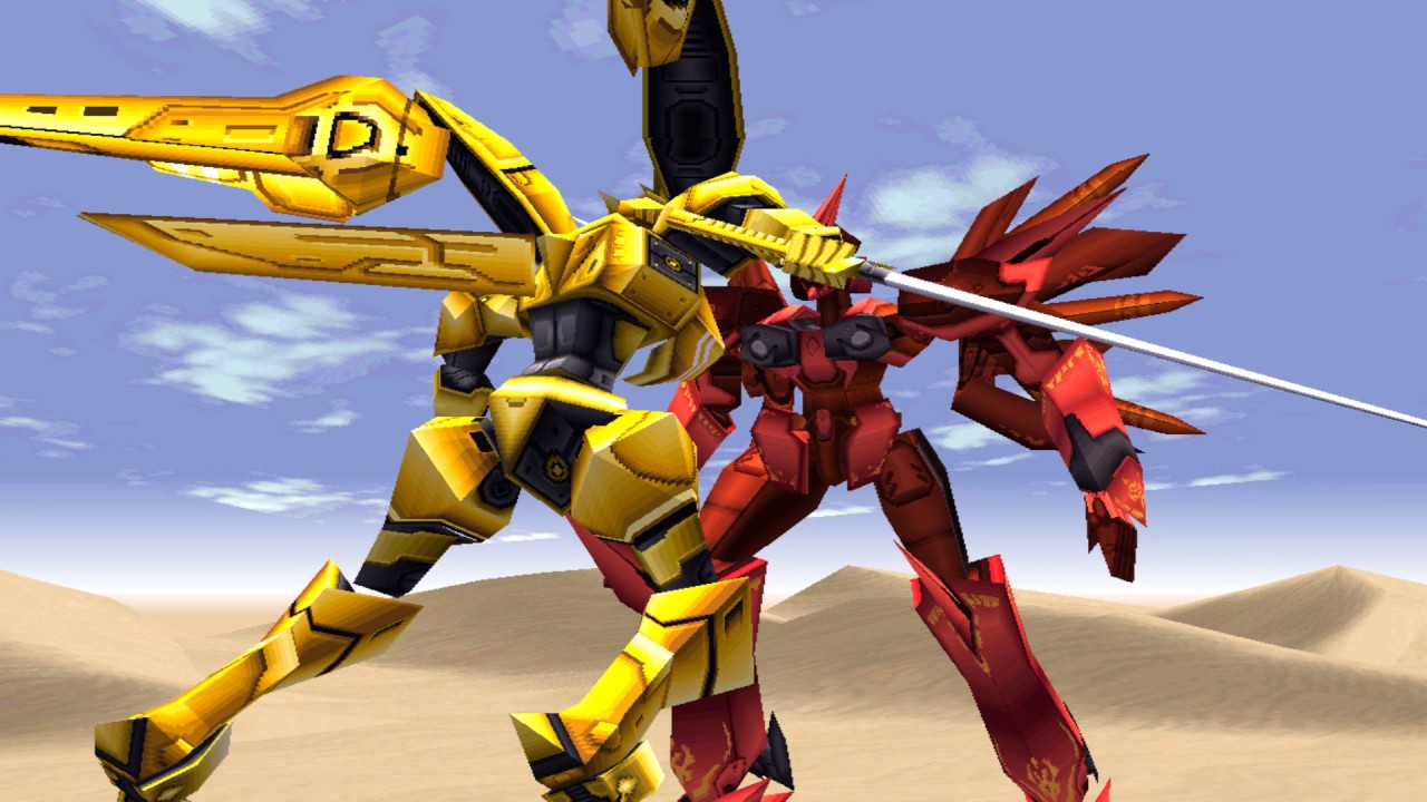 Xenogears: ID gettin' hit by Yggdrassil