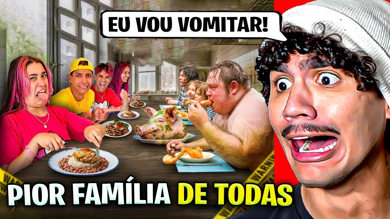 OS ROSAS MORARAM COM A FAMÍLIA MAIS PORCA DO MUNDO POR 24 HORAS