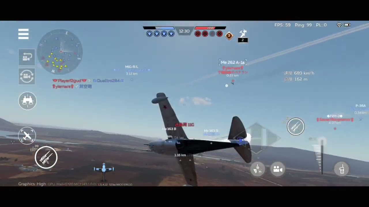 WARThunderMobile#8    Mig-9    