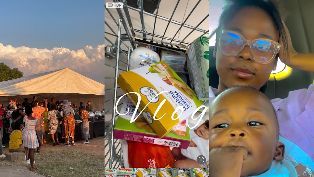 VLOG: APPOINTMENTS, WEDDING & GROCERY SHOPPING FOR BABY|| SOUTH AFRICAN🇿🇦