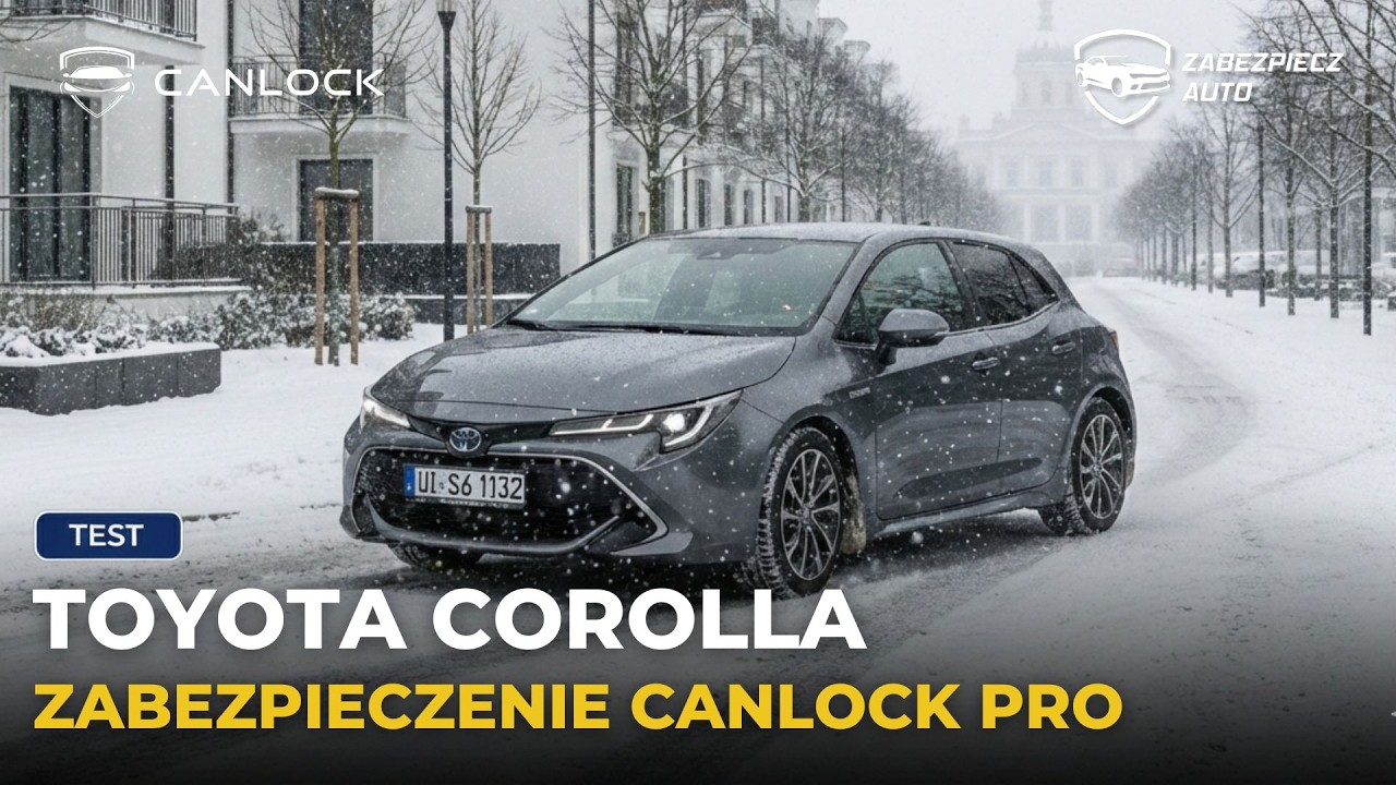 Toyota Corolla z CANLOCK PRO 🛡️ | Monitoring GPS i Powiadomienia GSM | Pełna Kontrola w Telefonie!