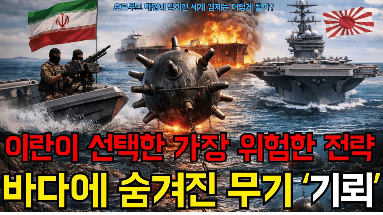이란이 선택한 가장 위험한 전략… 바다에 숨겨진 무기 ‘기뢰’