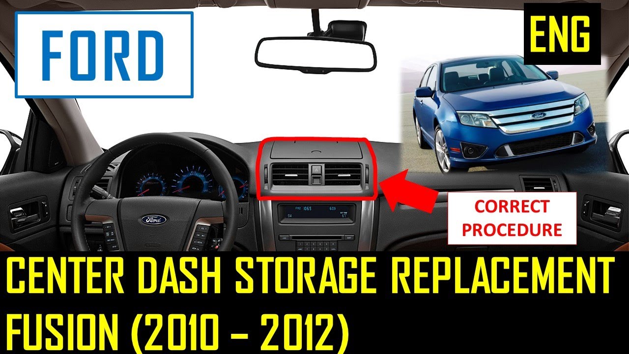 Замена отсека для хранения в центральной панели приборов - Ford Fusion (2010 - 2012)